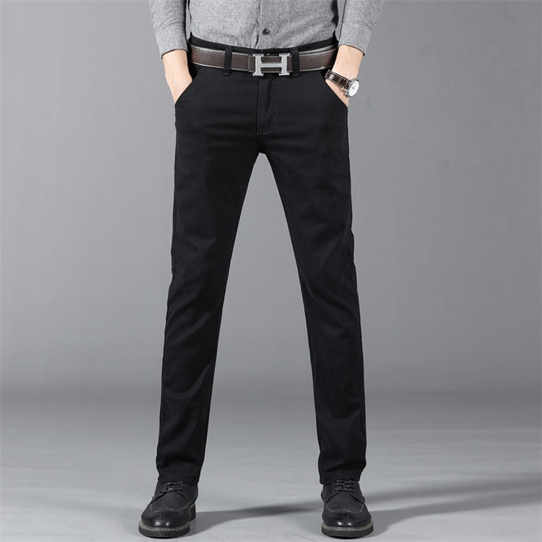 "Achetez des pantalons pour homme 2023 élégants et confortables sur AOMshop" Black