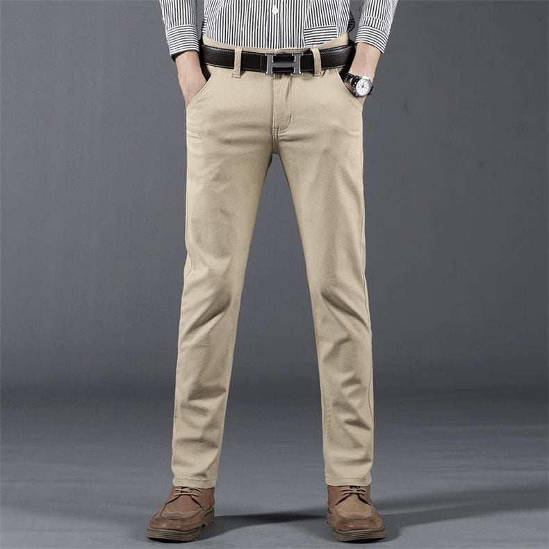 "Achetez des pantalons pour homme 2023 élégants et confortables sur AOMshop" Khaki