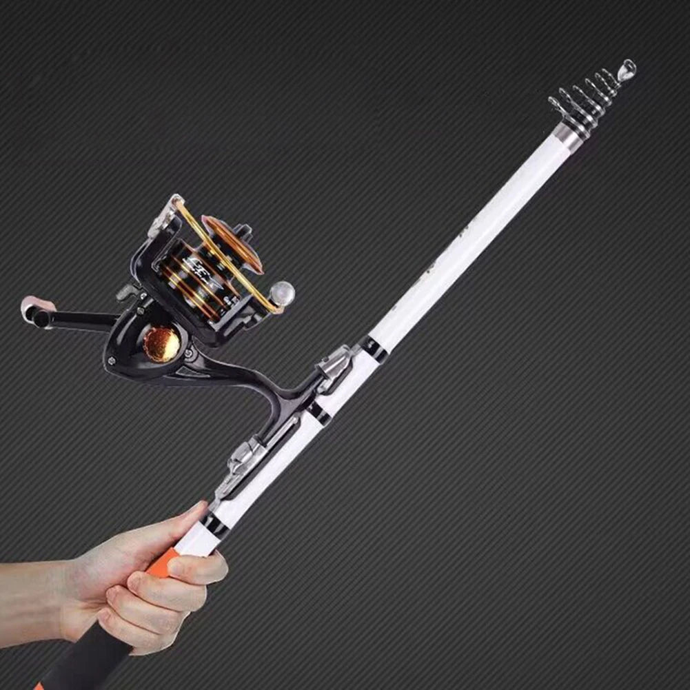 Canne à Pêche Télescopique Carbone - Ultra-Légère et Portable