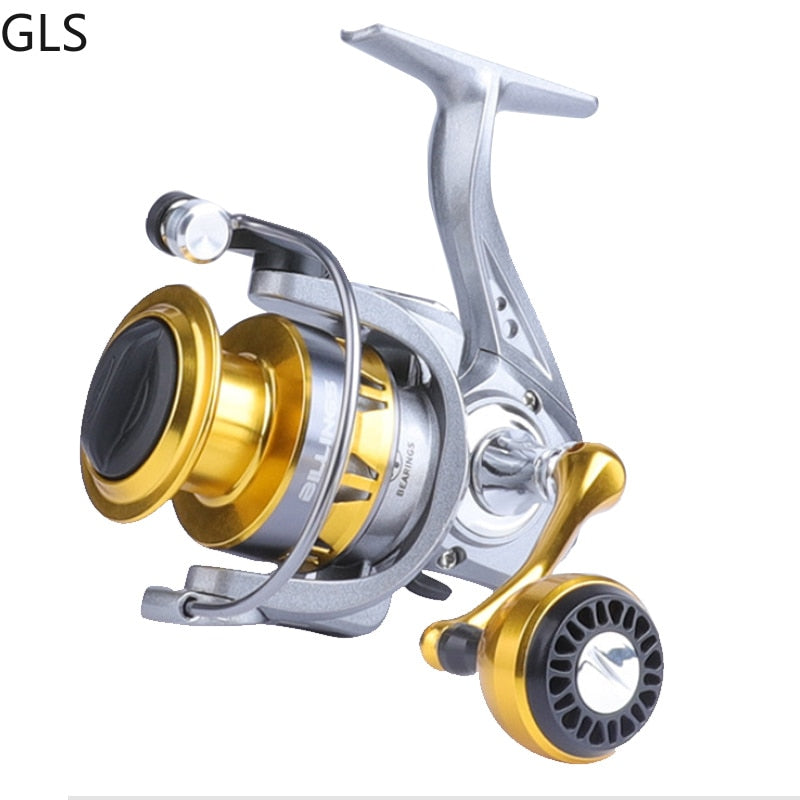 2023 New 1000-7000 YK-Series Large Capacity Spool Fishing Reel 5-10kg Max Drag Spinning Wheel Fishing Accessories