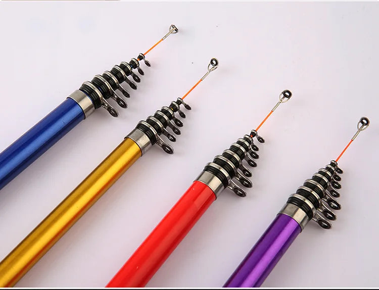 Portable Telescopic Short Joint Long Range Vara De Pesca Canne a Peche Rock Fishing Rod Small FRP Soft Tail