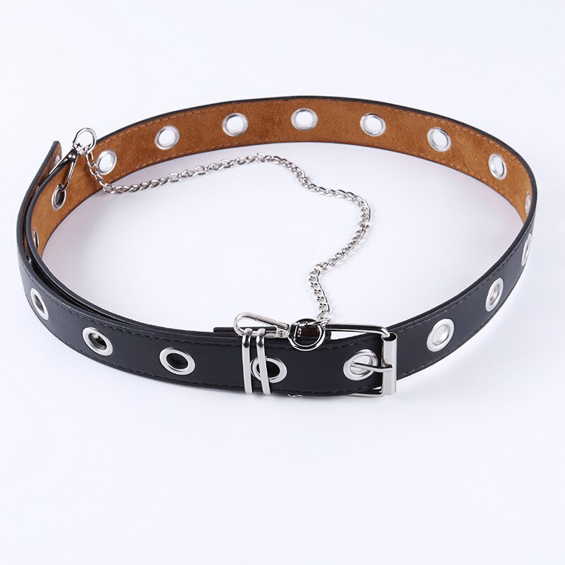 ACHETER Jupe Noire Style Coréen Punk A-line avec Poches | AOMshop 428YD
