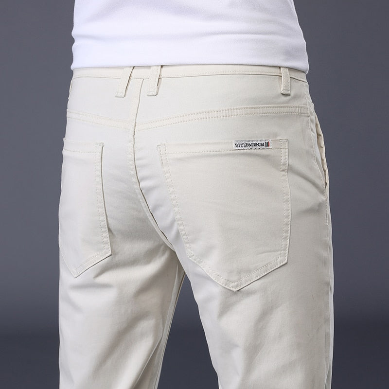 "Pantalons homme classiques en coton extensible - 7 couleurs - AOMshop"