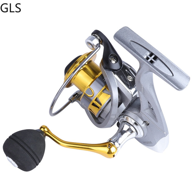 2023 New 1000-7000 YK-Series Large Capacity Spool Fishing Reel 5-10kg Max Drag Spinning Wheel Fishing Accessories