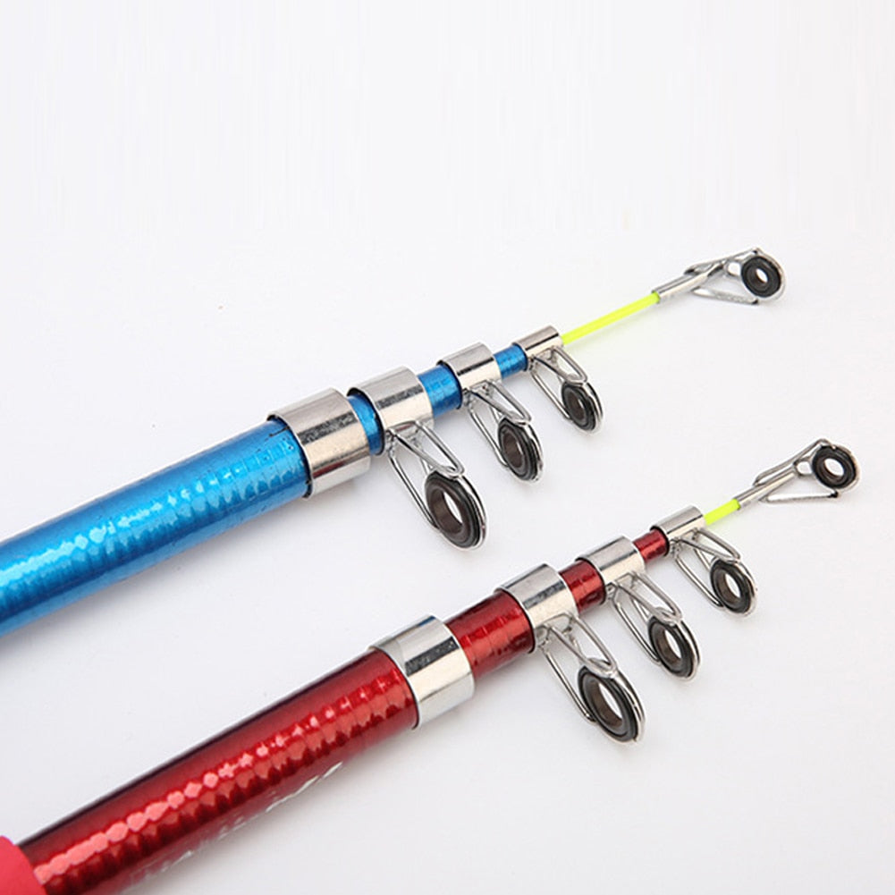 9pcs Sea Rod Set 1.8m/2.1m Long Range Throwing Pole With Space Beans Connectors Lines Fish Bells Sinkers Floats Blaster Hooks