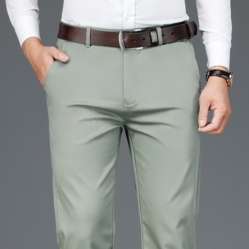 AOMshop - Pantalon en fibre de bambou pour homme 2022