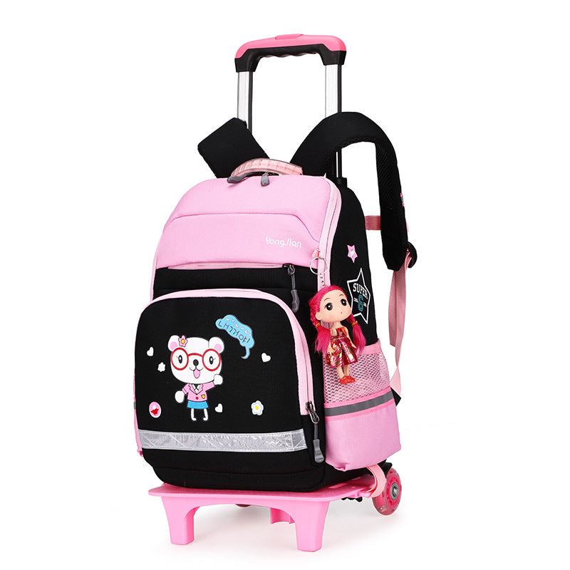 Sac à roulettes amovibles pour écoliers - Découvrez-le chez AOMshop