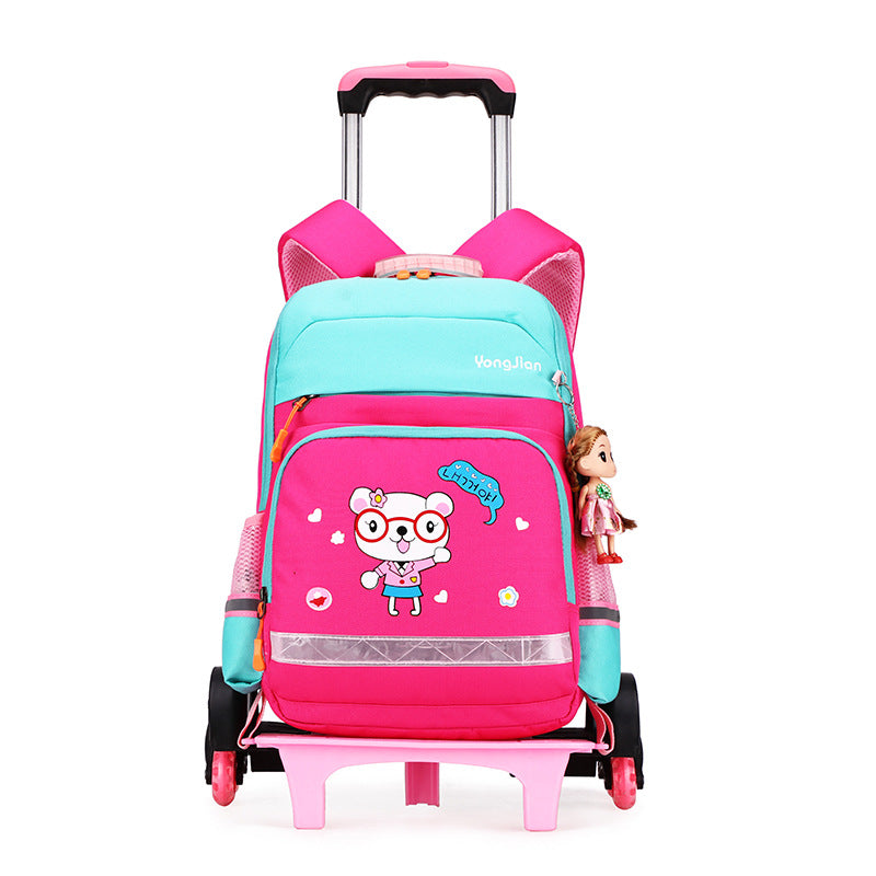 Sac à roulettes amovibles pour écoliers - Découvrez-le chez AOMshop