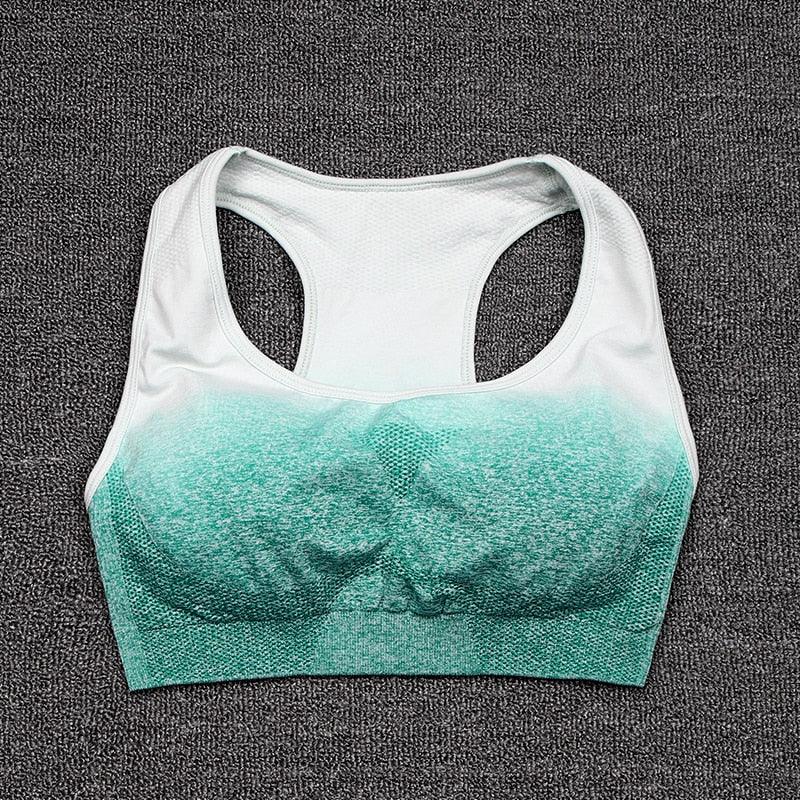 2 pièces ensemble sport soutien-gorge et leggings femme tenue gym vêtements de sport femme fitness survêtement femme GreenTop