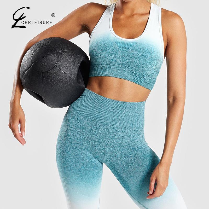 2 pièces ensemble sport soutien-gorge et leggings femme tenue gym vêtements de sport femme fitness survêtement femme