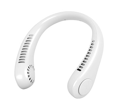 "Hanging Neck Fan : Ventilateur Portable USB - AOMshop" White