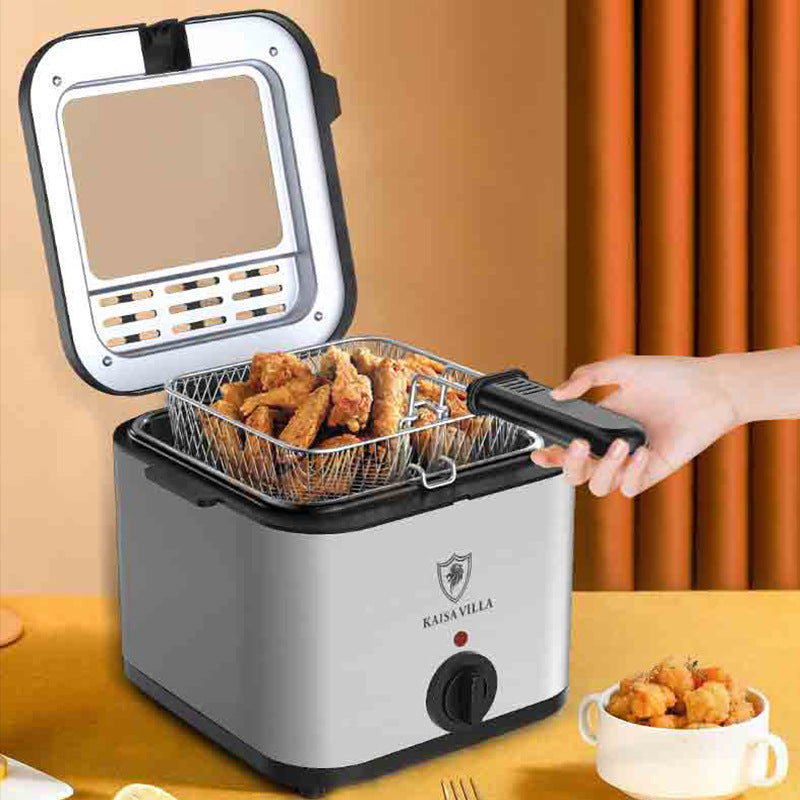 Friteuse Électrique Multifonctionnelle avec Brochette | AOMshop