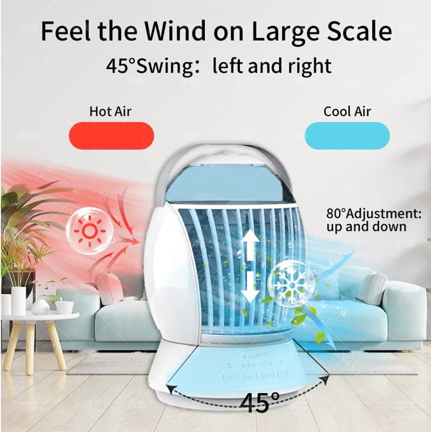 "Fog Fan : Rafraichisseur d'air pour bureau et étudiants - AOMshop"