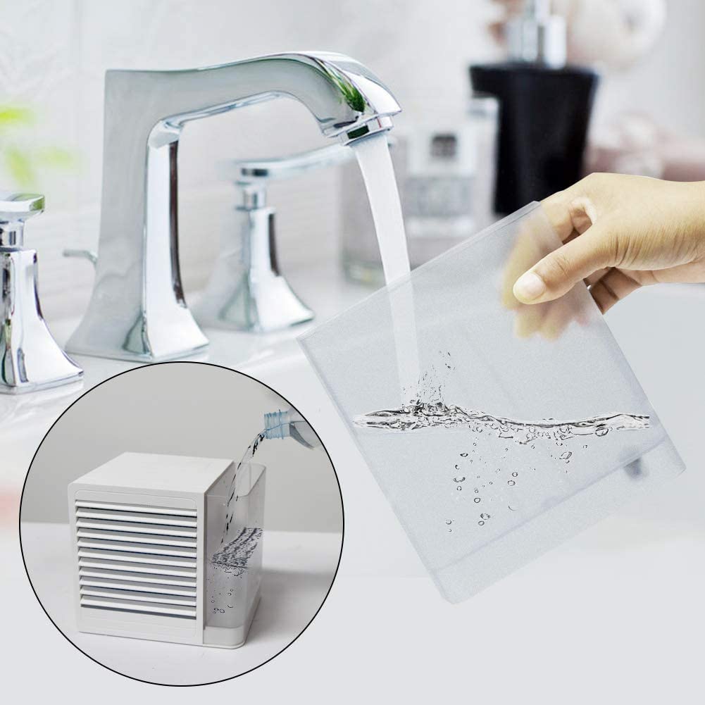 "AOMshop - Mini climatiseur portable 3 en 1 puissant et léger pour chambre, bureau et cuisine"