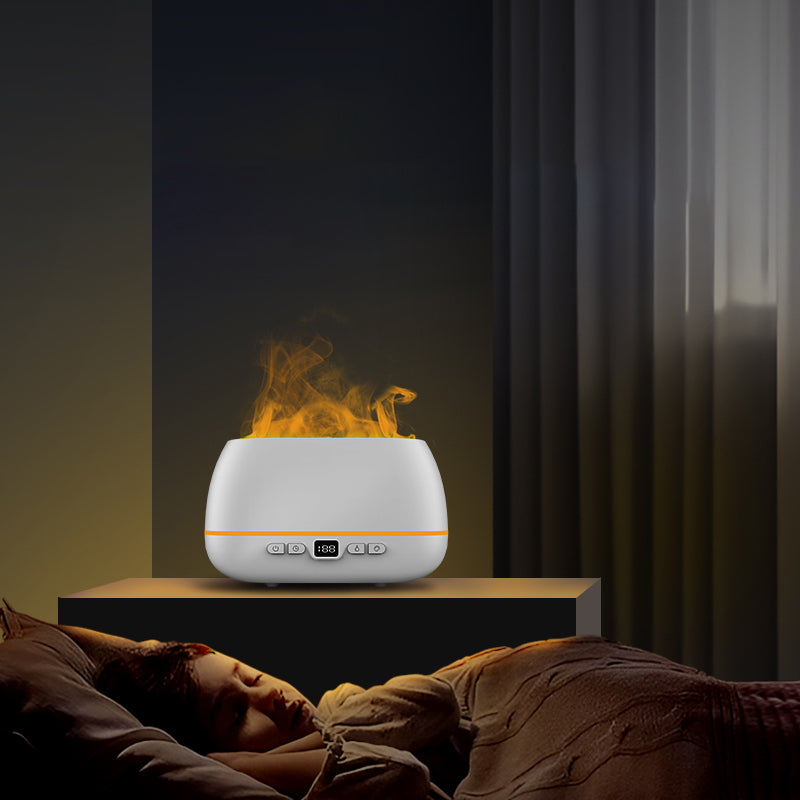 Achetez le diffuseur d'arômes à flamme 3D 200ml en dropshipping sur AOMshop