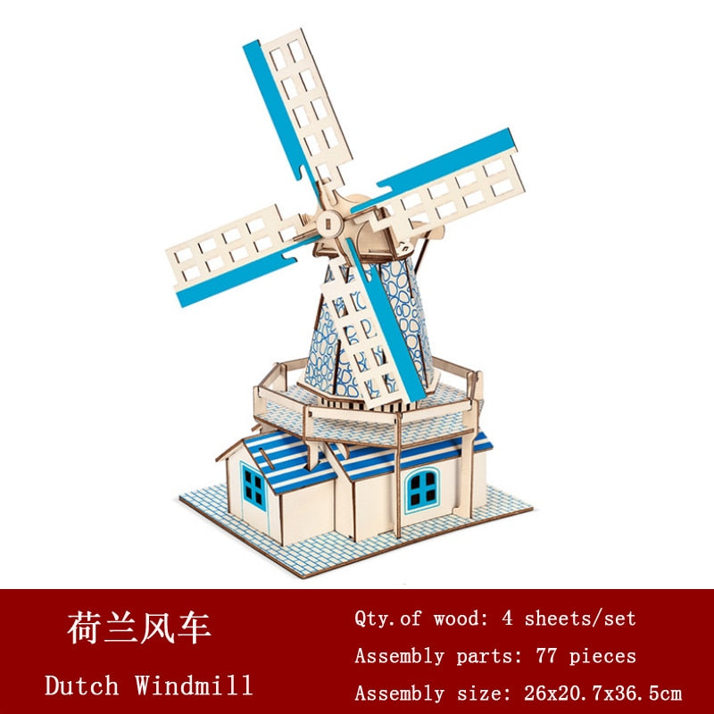 AOMshop - Achetez des Puzzles en Bois 3D pour Enfants 32