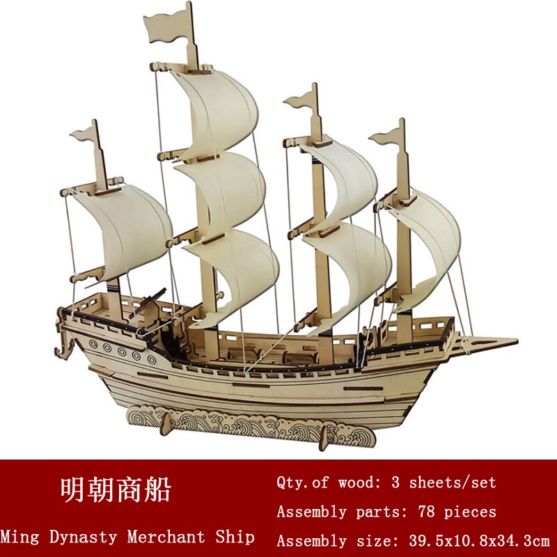 AOMshop - Achetez des Puzzles en Bois 3D pour Enfants 6