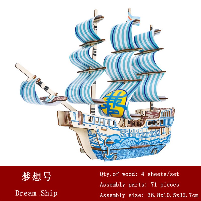 AOMshop - Achetez des Puzzles en Bois 3D pour Enfants 9