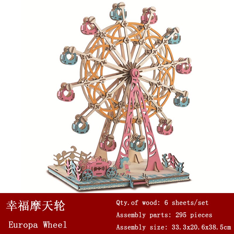 AOMshop - Achetez des Puzzles en Bois 3D pour Enfants 36