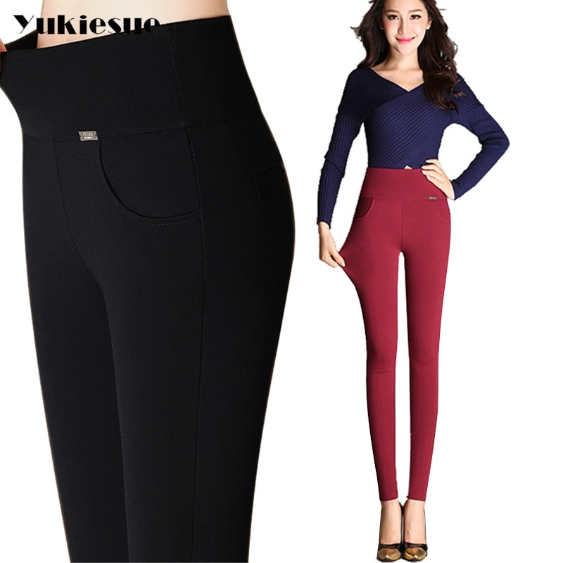 "AOMshop - Legging femme d'été en coton : push up, disponible en blanc, noir et rouge"