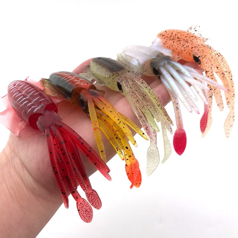 AOMshop - Leurre de pêche au calmar et à la seiche (1PC/60g)