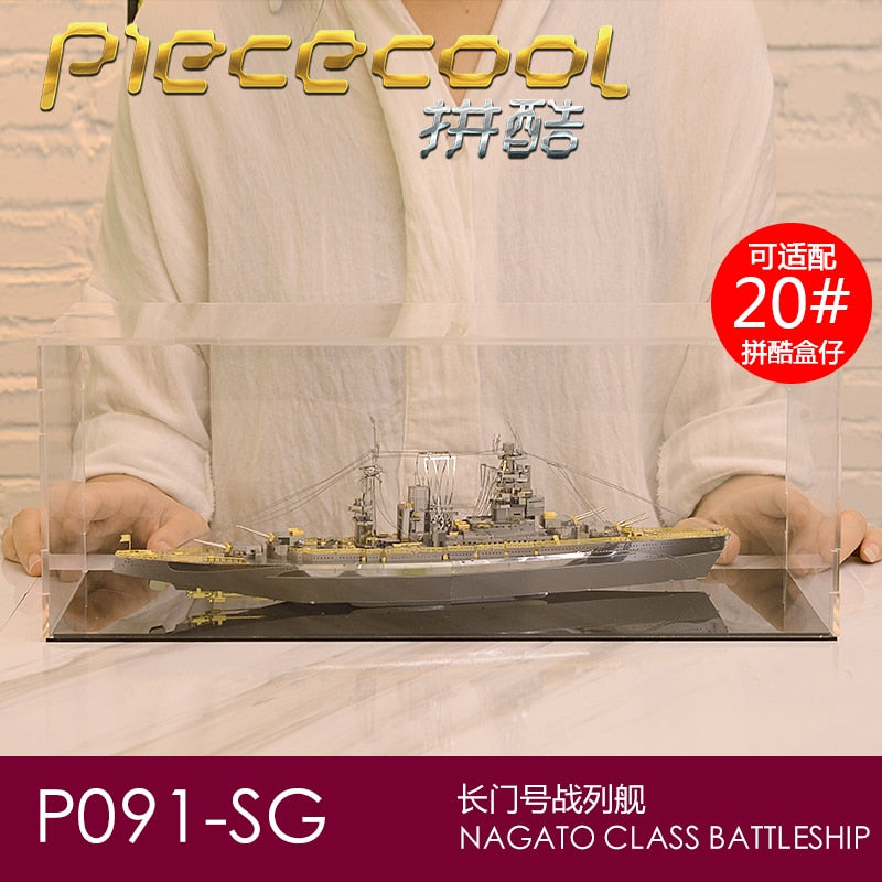 AOMshop - Puzzle 3D Métal Nagato Class Battleship MMZ Piececool