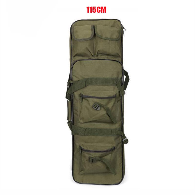 "AOMshop - Sac tactique Molle 81 94 115cm pour fusil de sniper, airsoft et chasse" Green 115CM