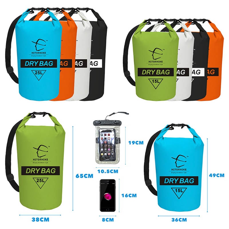 AOMshop - Sacs étanches pour sport nautique (15L/25L)