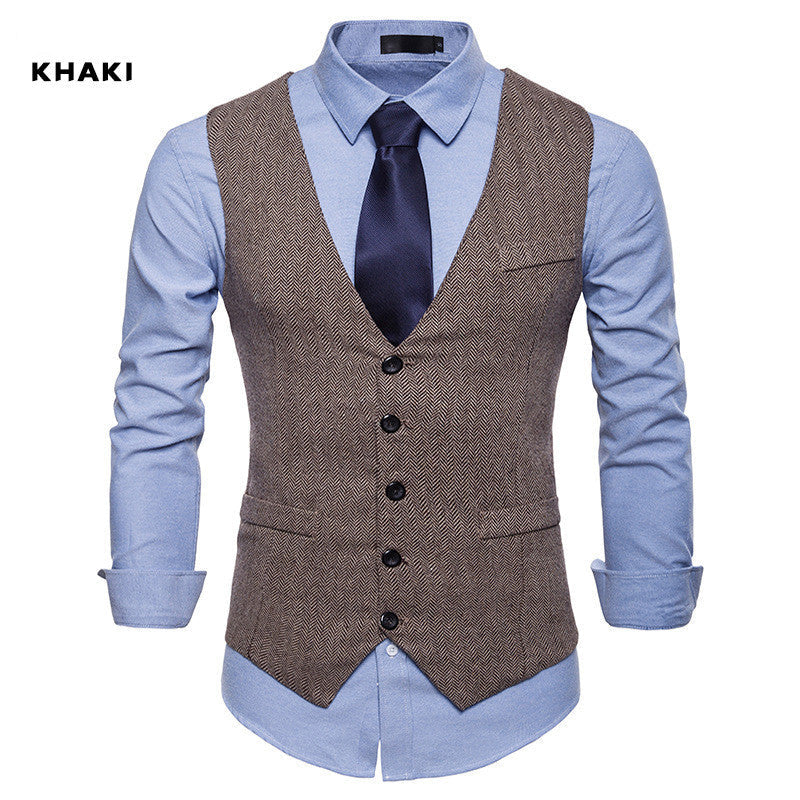 AOMshop - Veste en laine pour homme style européen