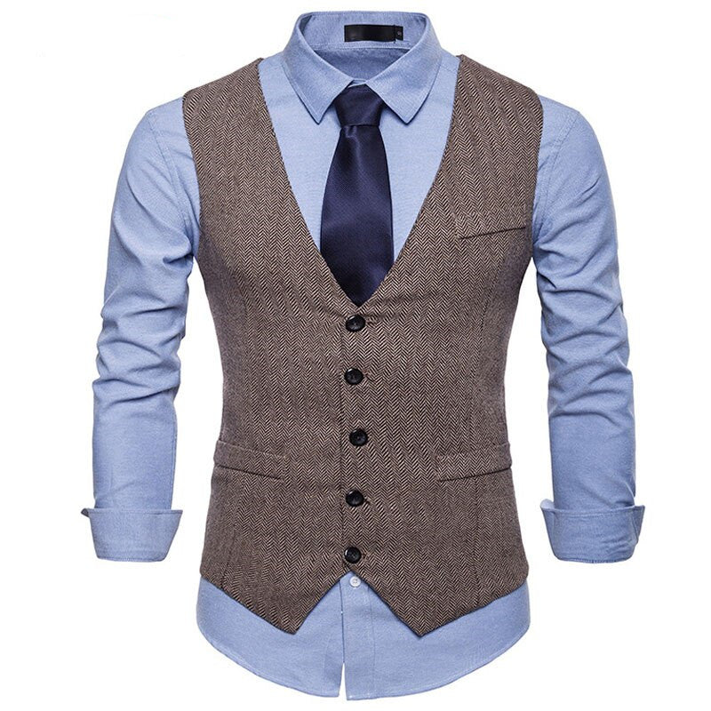 AOMshop - Veste en laine pour homme style européen