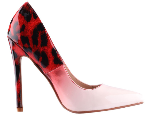 Achat de chaussures à talons léopard sexy sur AOMshop