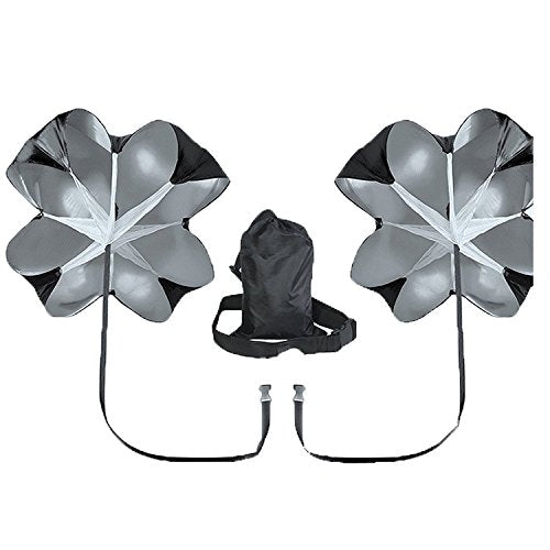 Acheter Running Speed Training 56 inch Parachute | AOMshop Black