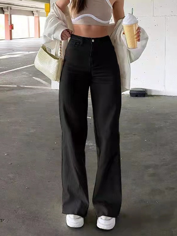 : Acheter des Jeans Femme Larges et Confortables 2022 Black China