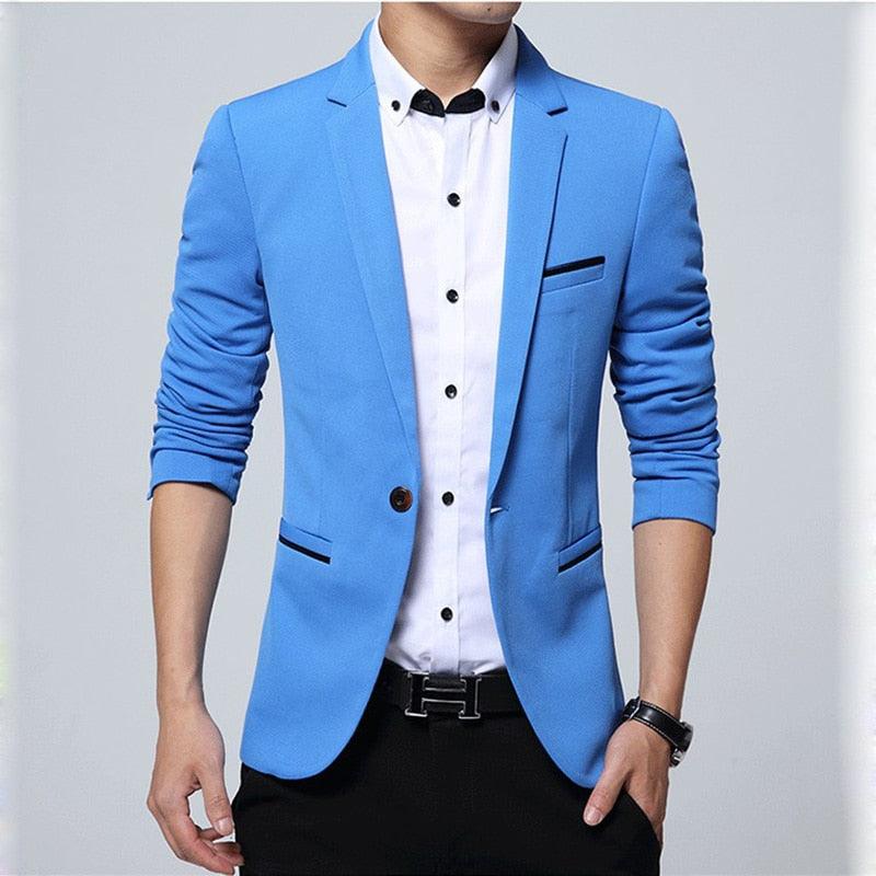 Acheter des blazers casual pour homme Sky blue