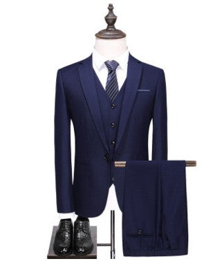 "Acheter des costumes pour homme en ligne - Les dernières nouveautés chez AOMshop" Blue Single buckle