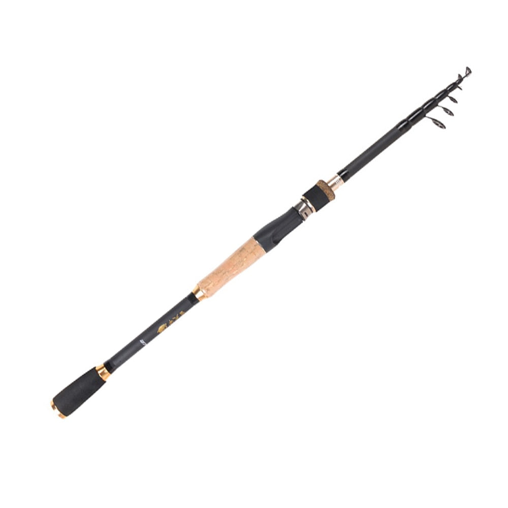 "Acheter la canne à pêche télescopique en carbone AOMshop - 1.8M, 2.1M, 2.4M, 2.7M" Spinning Rod