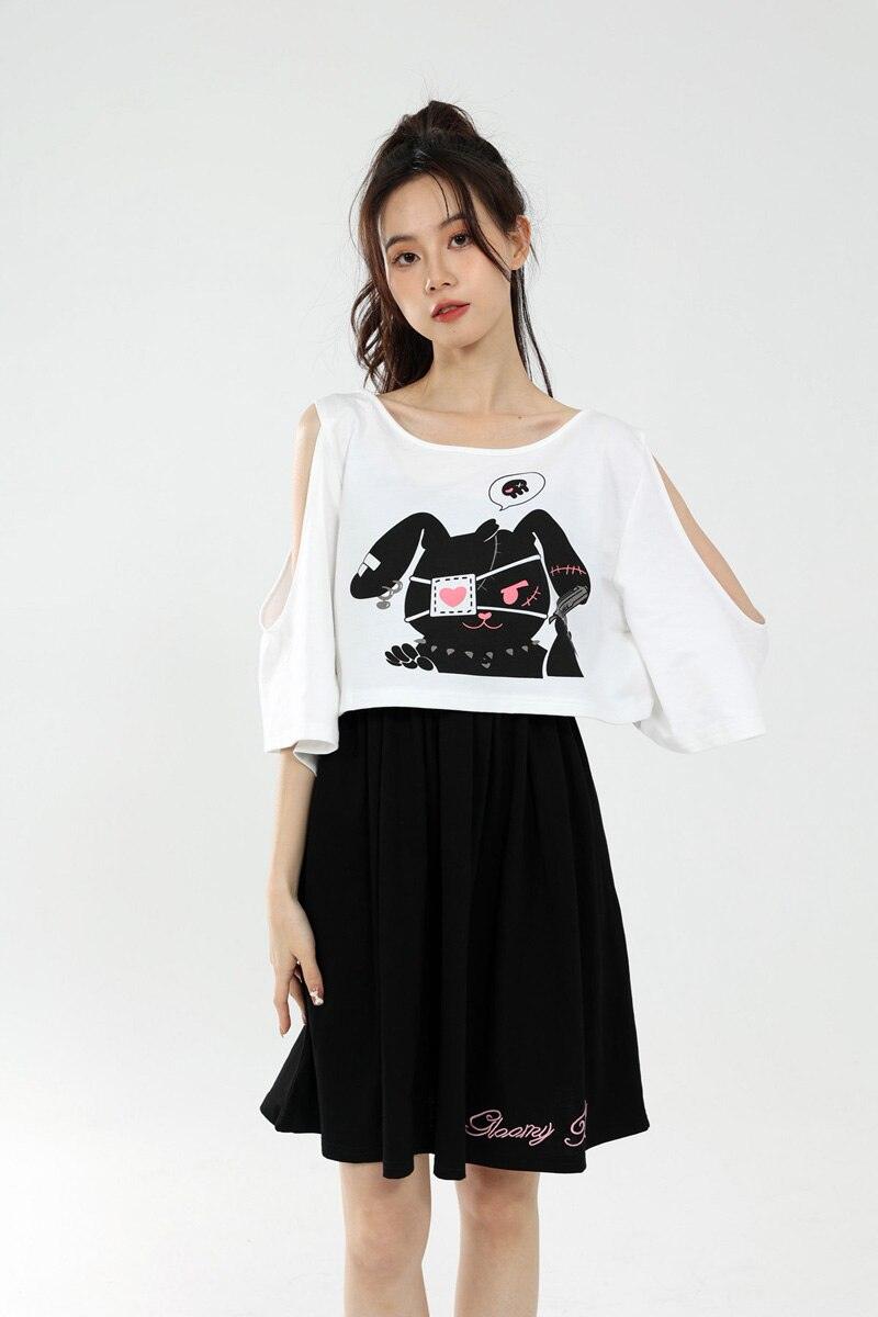 Acheter une Robe de Lapin Kawaii Lolita Japonaise 2022 en Deux Pièces