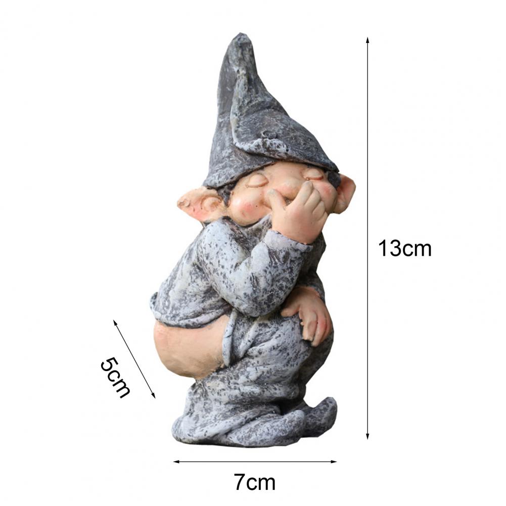 Achetez 4 figurines Miniatures de Nains de Jardin pour Décoration B 1pcs