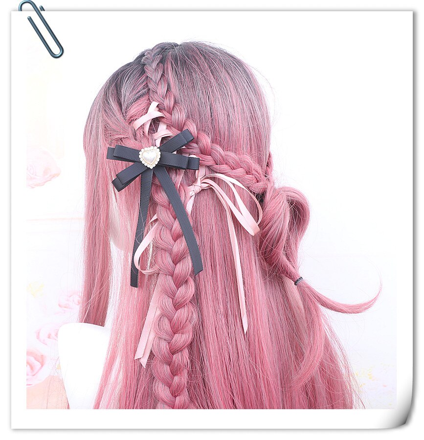 "Achetez des barrettes pour cheveux en forme de cœur avec strass chez AOMshop"
