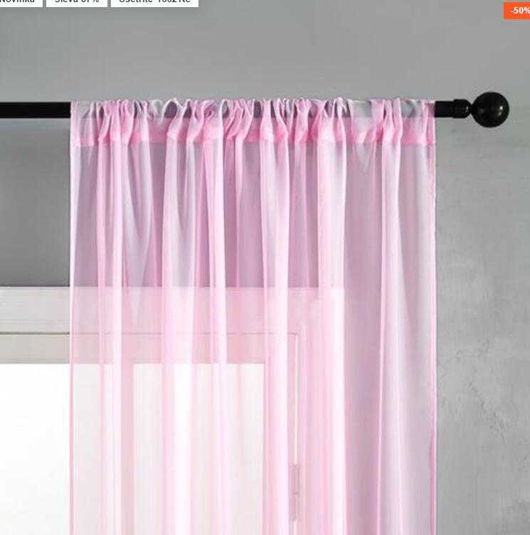 Achetez des écrans de fenêtre en coton et lin de qualité sur AOMshop Pink