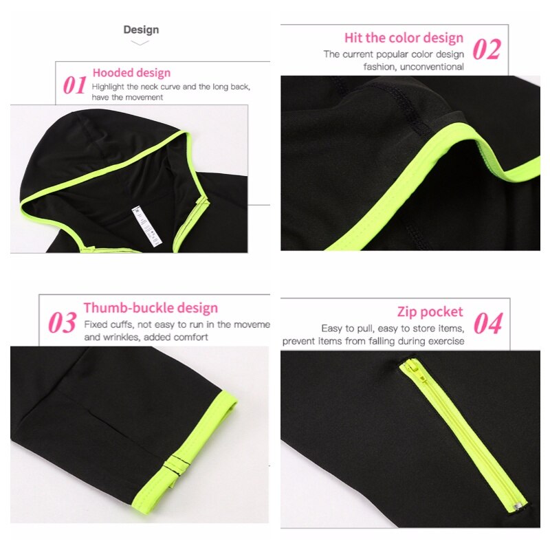 Achetez la Veste de Course pour Femme 2020 avec Zip et Capuche | AOMshop