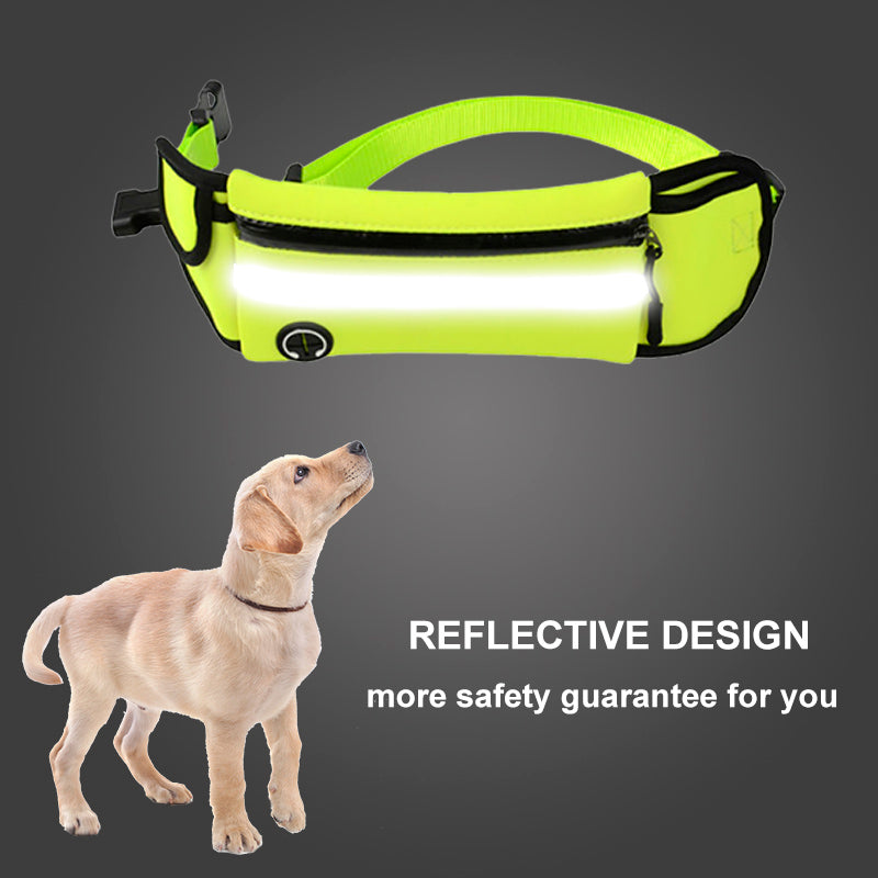 Achetez la ceinture de traction pour animaux de compagnie avec sac AOMshop