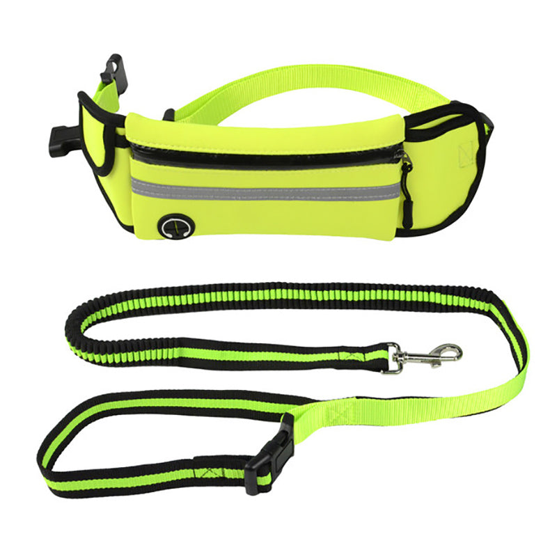 Achetez la ceinture de traction pour animaux de compagnie avec sac AOMshop