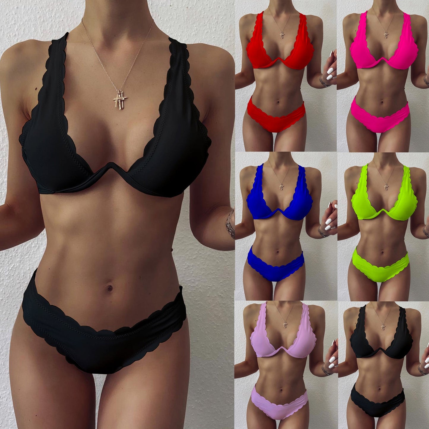 "Achetez le Bikini Fleuri pour Femmes chez AOMshop - Été 2023"