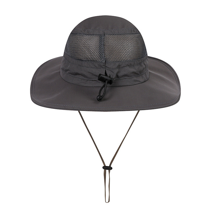 Achetez le chapeau de pêcheur en plein air étanche et anti-UV chez AOMshop