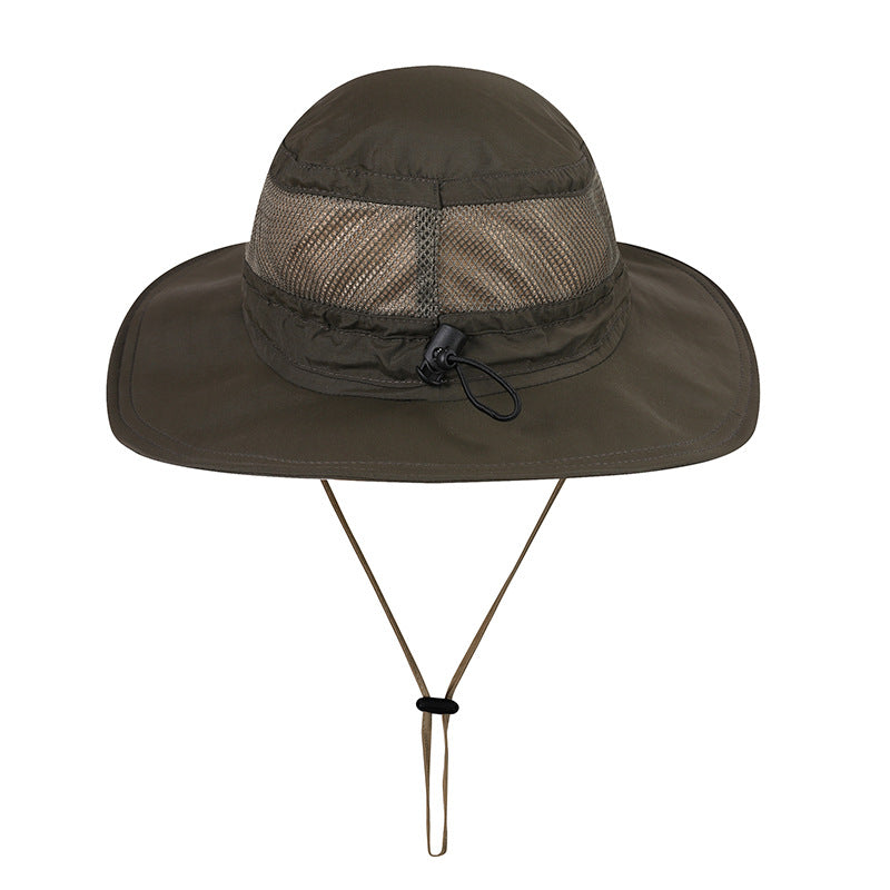 Achetez le chapeau de pêcheur en plein air étanche et anti-UV chez AOMshop