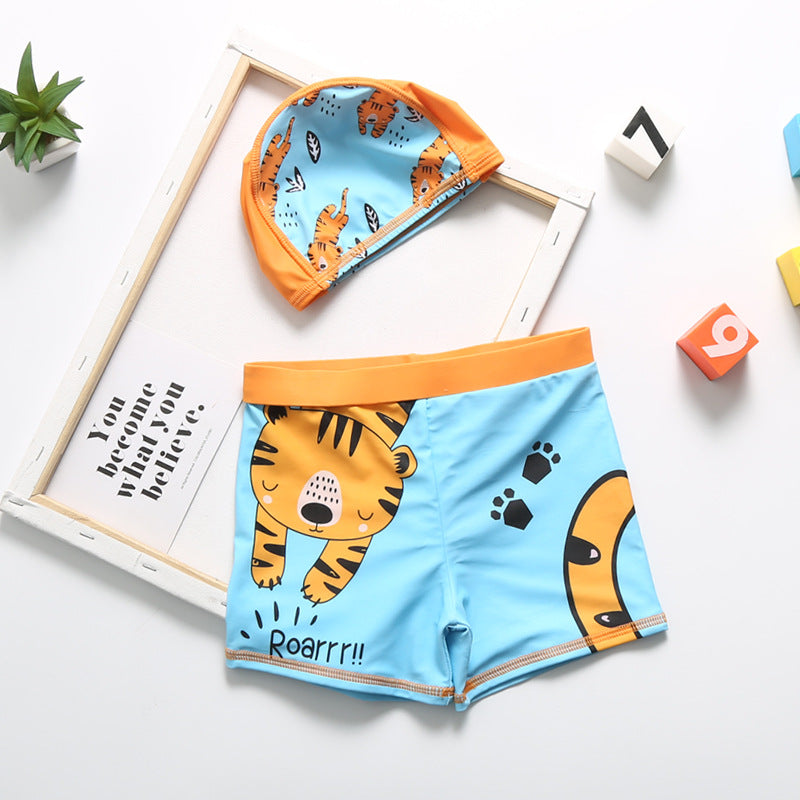 "Achetez le meilleur ensemble de shorts de bain Cartoon Dinosaur sur AOMshop"