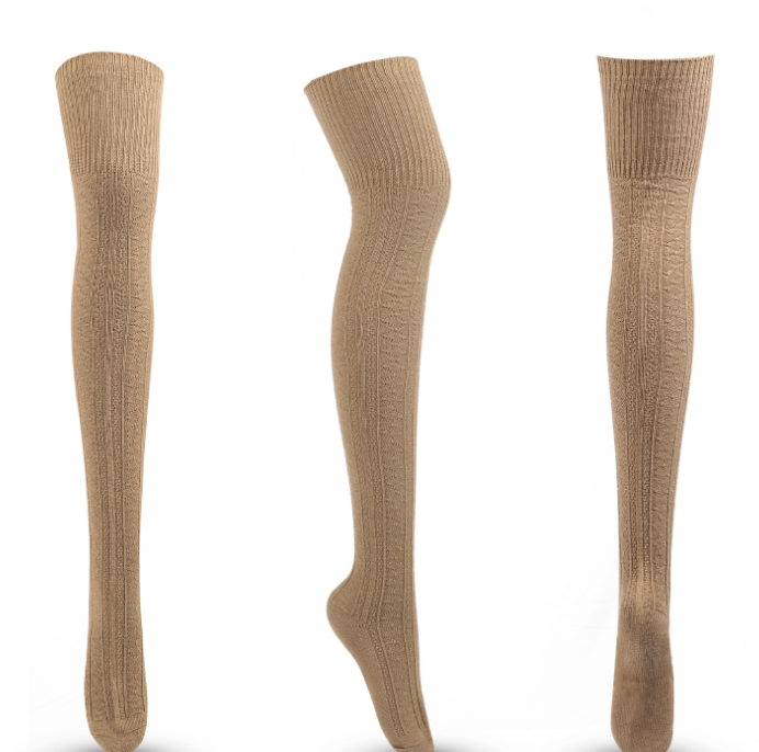 Achetez les meilleurs chaussettes longues en coton pour femme | AOMshop