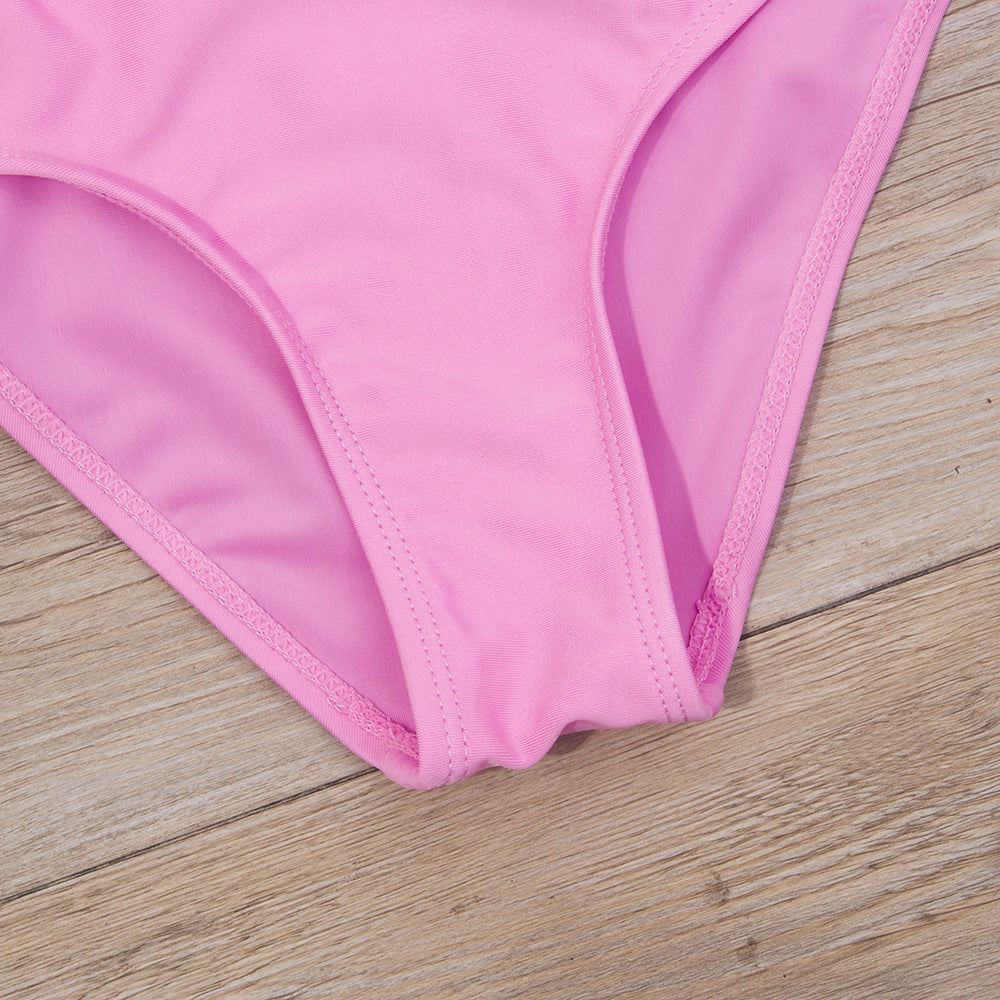 Achetez notre Peach Heart Adjustable One-piece Swimsuit pour fille | AOMshop