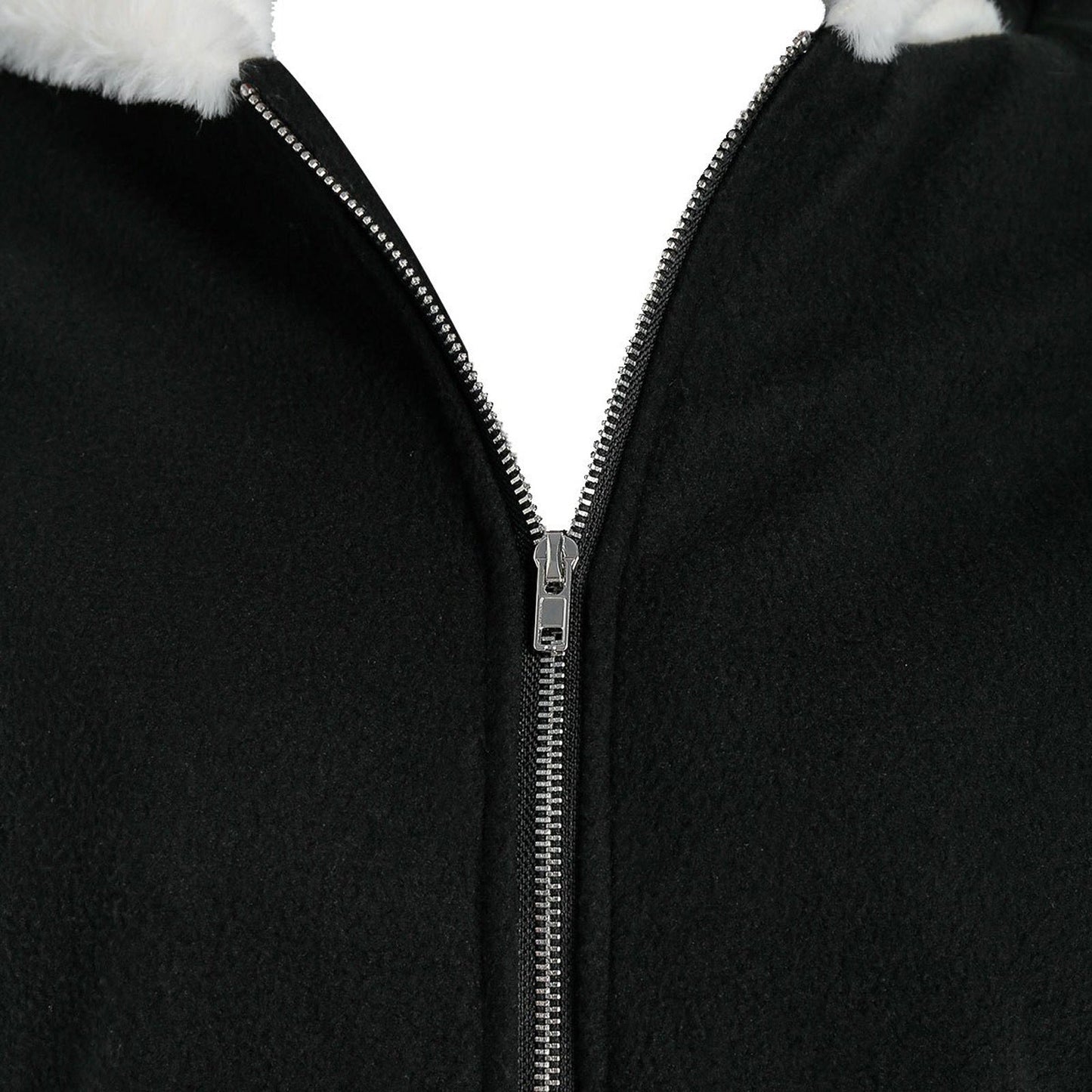 Achetez un Plush Cat Ears Hooded Plush Sweater - AOMshop